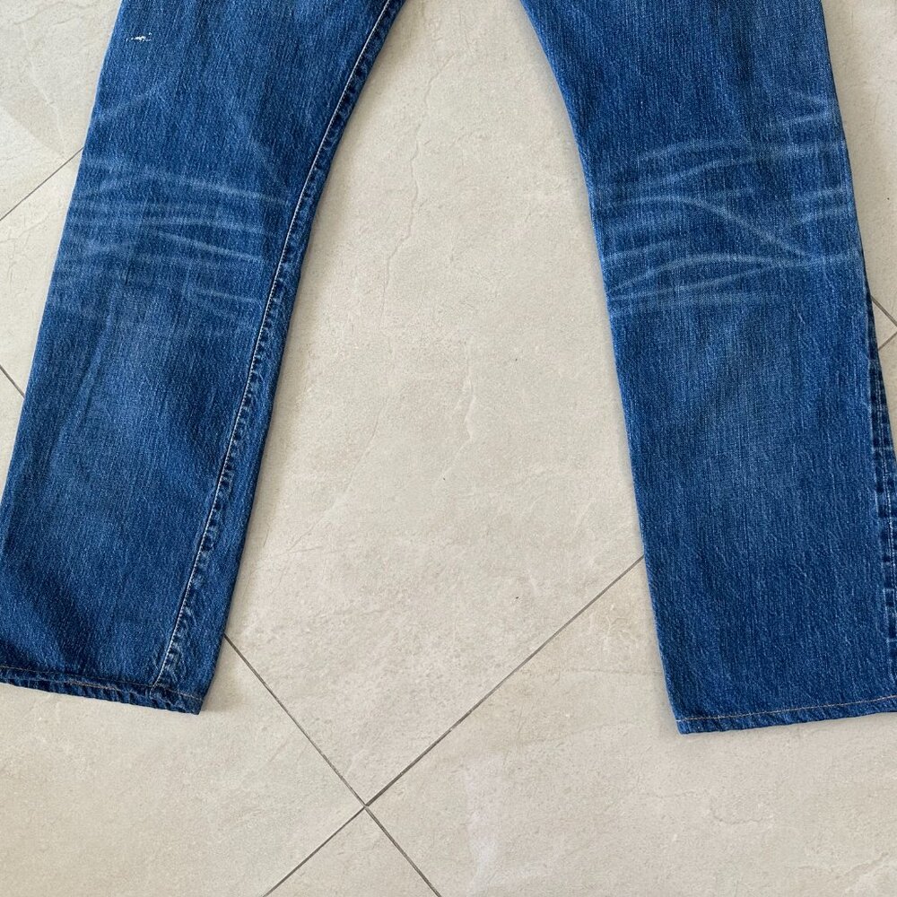 Levi's Vintage Clothing LVC 1947 501xx Selvedge Straight Leg Denim Jeans 33x31 - Picture 6 of 12
